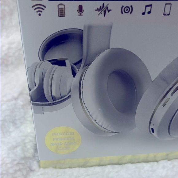 Sentry Over-Ear Headphones White ANC Bluetooth w/noise‎ cancellation - Picture 16 of 16